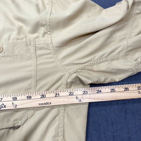 REI Co-Op Mens Yellow Long-Sleeve Button-Up Shirt Size Large Outdoor Hiking - Picture 12 of 14